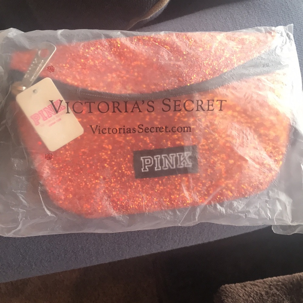 Victoria Secret Pink Sparkle Hip Bag